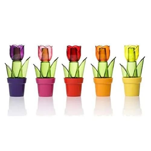 Herevin Salzstreuer in Tulpenform Pfefferstreuer Deko