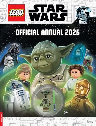 LEGO® Star Wars™: Official Annual 2025 (with Yoda minifigure and lightsaber) (LEGO® Annual)