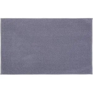 Gözze Badematte Anti-Rutsch Chenille, 60 x 100 cm, anthrazit - Badteppich mit rutschfester Unterseite für sicheren Halt, aus 100 % Polyester-Mikrofaser für ein angenehmes Laufgefühl und bei 30°C waschbar.