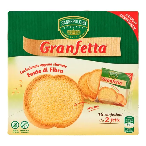 Buitoni SanSepolcro Delverde Granfetta Classica Fette Biscottate 240g