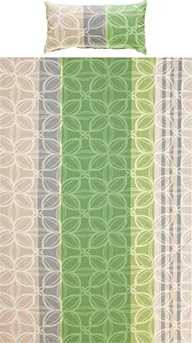 Erwin Müller Bettwäsche Garnitur Seersucker in grün von Erwin Müller