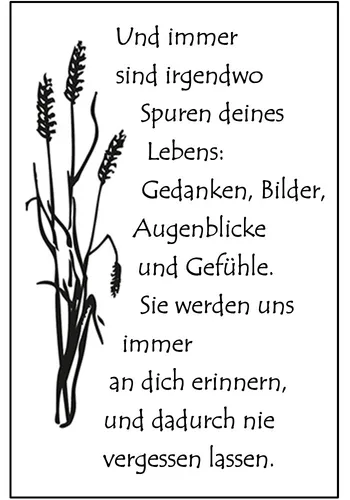 Clear Stamps Spuren deines Lebens