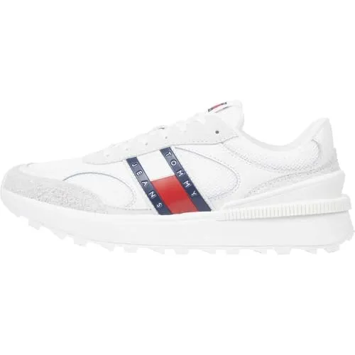 Tommy Jeans Sneaker TJM TECHNICAL RUNNER ESS - Weiß, Größe 44 - Sneaker von Tommy Jeans mit modernem Design und optimalem Tragekomfort. Jetzt in Größe 44 erhältlich und versandkostenfrei auf Spartoo.de bestellen!