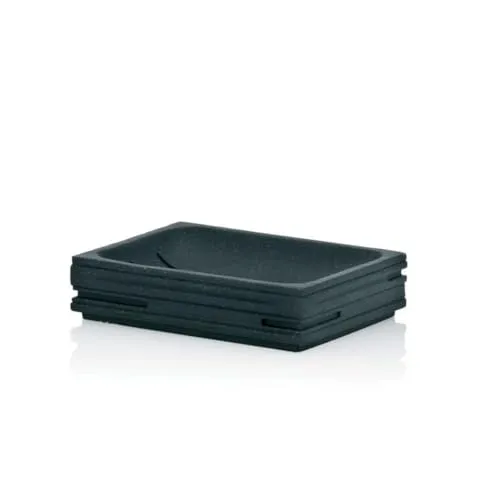 Kela Seifenschale Posidon Collection, Schwarz