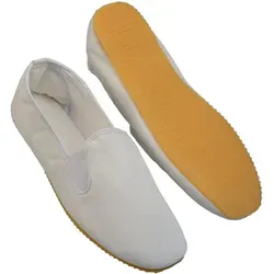KWON KG KWON Kung Fu Schuhe / Slipper Schwarz - Herren-Sportschuhe, traditioneller leichter Kung Fu Slipper aus Segeltuchbaumwolle mit flexibler Gummisohle für maximales Barfußgefühl.