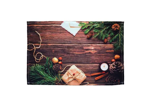 texpot Platzset Tischset 30x45 cm Polyester Herbst Winter Weihnachten Sommer Frühling, (1-St)