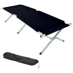 Grafner Feldbett Klappbett 190cm - Tragbar und Leicht - Camping-Möbel: Faltbares Feldbett mit 150kg Tragkraft, ideal für Camping und Gäste, inklusive praktischer Aufbewahrungstasche.