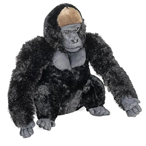 Wild Republic 27428 Gorilla 40 cm Kuscheltier - Stoff- & Plüschtier aus 100% Polyester, ideal zum Kuscheln und Spielen – ein treuer Begleiter für Kinder und Tierliebhaber!