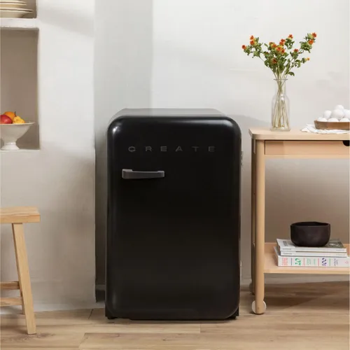 CREATE RETRO FRIDGE 83.5 BLACK