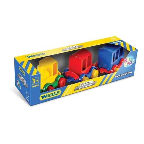 Kid Cars bunter Zug mit Waggons für Kinder 1+