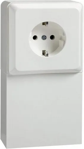 Schneider Electric Unterputz-Steckdose Elso 505400 Std im Geräteträger Schachta 1f 16A perlweiß