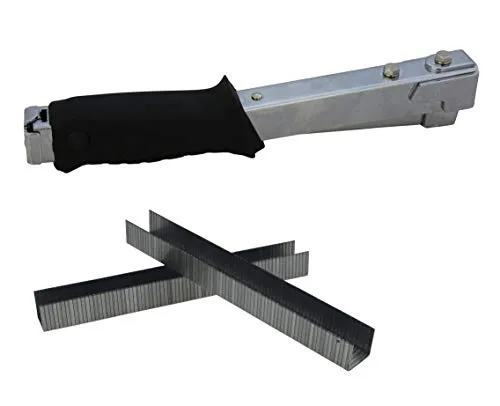 Alfa Hammertacker-Set mit einem Profi Schlag-Tacker und 10 000 Tackerklammern