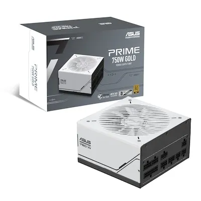 Prime 750W Gold Netzteil - 80 Plus Gold zertifiziert - Netzteile (intern), 750 Watt, ATX 3.0, voll modular mit dünnen Kabeln für eine saubere Kabelführung und optimierte Kühlung, ideal für leistungsstarke Gaming-PCs.