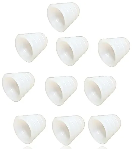 Bayli 10er Set Schlauchdichtungen Shisha | Universal Dichtung für Wasserpfeife Schläuche | Shishaschlauch Gummidichtung | Transparent | Silikon Schlauchdichtung | Ersatzdichtung für Silikonschlauch