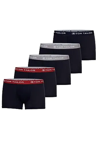 TOM TAILOR Boxershorts Herren 5er Pack Unterhosen – Herrenunterwäsche Gr. S - 3XL 7