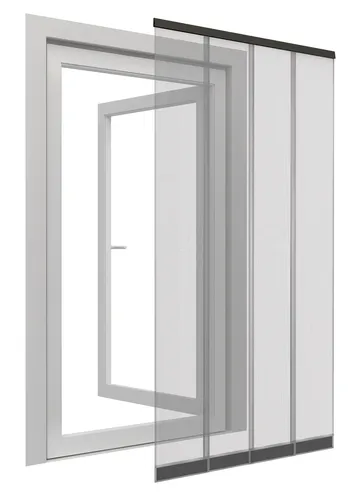 easy life Insektenschutz Türvorhang Polyester 100x220cm 125x240cm ohne Bohren