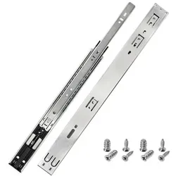 HELPMATE Softclose Vollauszug 500 mm - 1 Paar verzinkt - Zubehör für Möbel, bietet sanftes und leises Schließen für ein angenehmes Nutzungserlebnis.