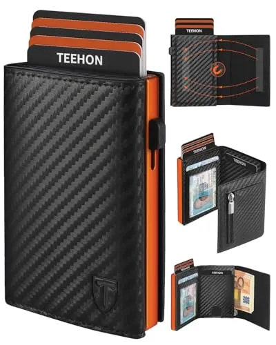 TEEHON Geldbörse Herren in orange von TEEHON