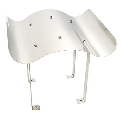 vidaXL Schornsteinabdeckung Edelstahl Silbern - Aschesauger - Hochwertige Schornsteinabdeckung aus korrosionsbeständigem Edelstahl, schützt vor Niederschlag und Wind und überzeugt mit einfachem Zusammenbau.