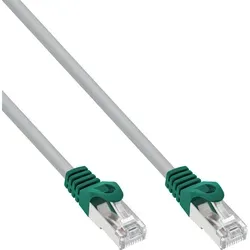 Inline® Crossover Patchkabel, SF/UTP, Cat.5e, grau, 0,3m