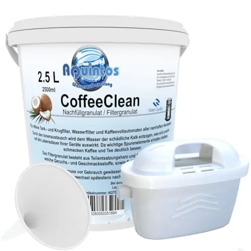 Nachfüllset passend für Tischwasserfilter Brita Maxtra PearlCo Unimax Dafi Aquaphor Maxfor Tassimo T55-T85 Anna Wasserkocher Russell Hobbs Nachfüll Refill Set 2,5 L