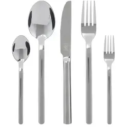 Justinus Besteckset Matrix, 30-teilig, rostfrei - Hochwertiges 30-teiliges Besteckset in Chrom-Optik, rostfrei und ideal für stilvolle Dinnerpartys oder den täglichen Gebrauch.