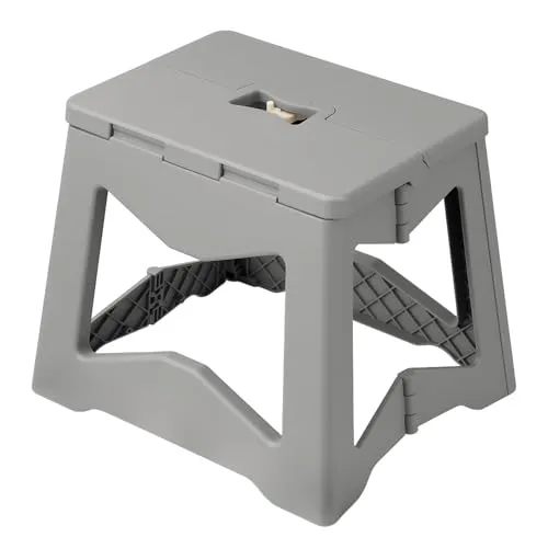 Yorbay Tritthocker Klappbar Klapphocker Faltbarer Hocker: 24.5 cm für Jugendliche Erwachsene mit Sicherheitsverschluss