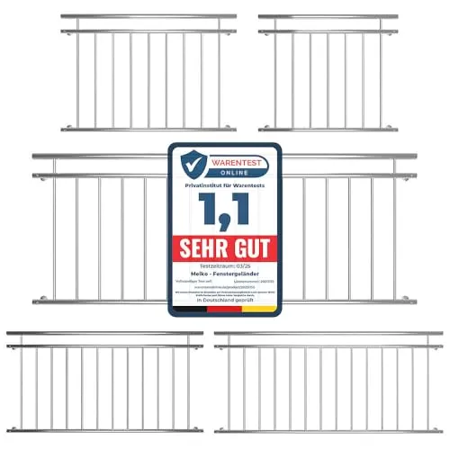 Melko Balkon Geländer 90x128CM
