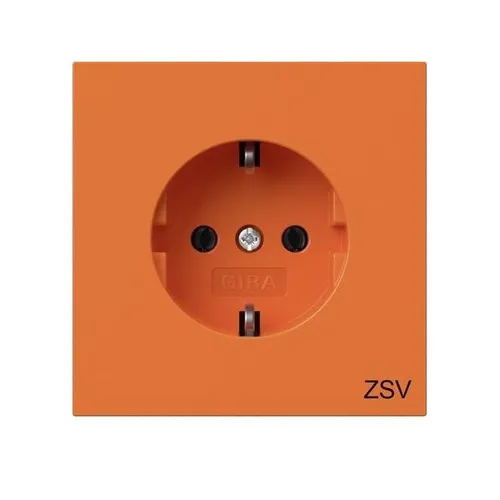 Steckdosen Orange von Gira SCHUKO-Steckdose Steckdosen