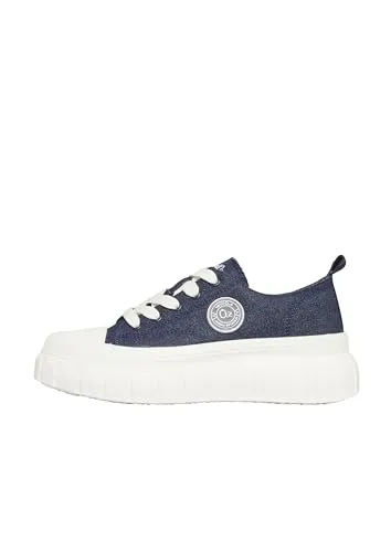 s.Oliver Textil-Sneaker mit Plateau-Sohle - Modische Textil-Sneaker mit Plateau-Sohle. Ideal für den Alltag, bieten sie Komfort und einen trendigen Look. Perfekt für stilbewusste Schuhliebhaber.