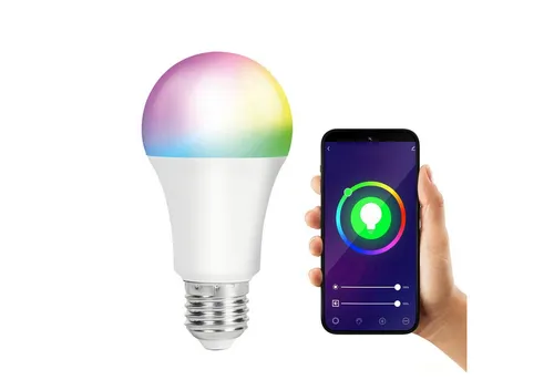 XCOAST LED-Leuchtmittel SMARTE E27 60W Lampe, 800 Lumen, E27, 1 St., Warmweiß, Kaltweiß, Bunt, 2700-6500K, SMART HOME LED Lampe, Glühbirne, WLAN, Sprach-/Appsteuerung, dimmbar