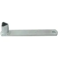 Schake Dreikantschlüssel M 12 Standard - 470.50 - Handlicher Dreikantschlüssel nach DIN 3223, perfekt zum Öffnen von Absperrpfosten mit Dreikantverschluss. Ideal für den professionellen Einsatz.