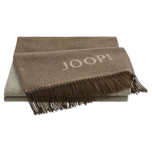 Joop! Plaid Fine-Doubleface, Hellbraun in beige von JOOP! Living