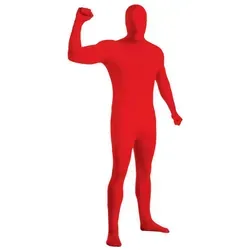 Rubie ́s Kostüm Ganzkörperkostüm Rot - Jumpsuit Halloween Fasching, Das farbenfrohe Kostüm für wirklich vollständige Verkleidung! rot XL