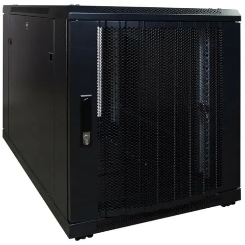DSIT 12 HE Serverschrank, perforierte Fronttür von DSIT