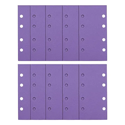 Trend Aluminiumoxid 1/3 Blatt (93mm x 185mm) 240 Körnung Schleifblätter, AB/THD/240A, 10er-Pack