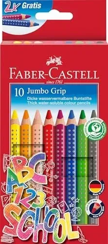 Faber-Castell Buntstift Jumbo Grip Promotionetui 10er von Faber-Castell