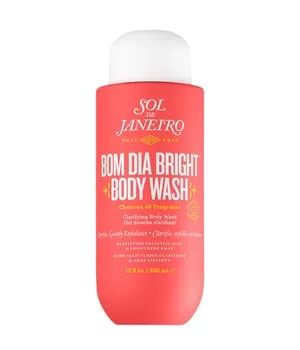 Sol de Janeiro Bom Dia Bright Body Wash Duschgel 385 ml - Duschgel mit AHA-BHA für strahlende Haut, klärt die Poren und sorgt für ein weiches Hautgefühl. Sulfatfrei und mit sinnlichem Duft – für tägliche Pflege von Kopf bis Fuß.