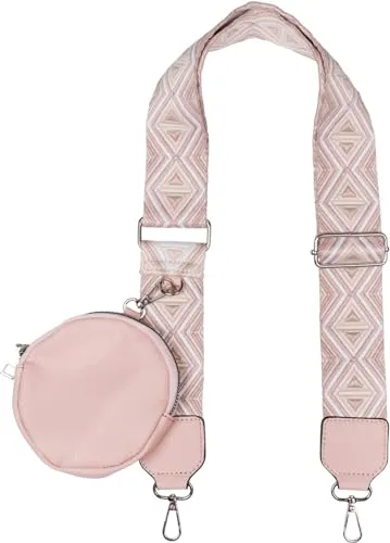 styleBREAKER verstellbarer Schulterriemen mit geometrischem Muster und kleiner Börse
