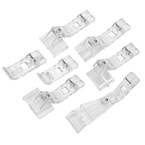 Füßchenset Merrylock Cover Stitch (7 Füße) nur für Merrylock Easy Cover 3040, Easy lock & cover, Success 405, C4 Pfaff Coverlock 3.0 und 4.0 In schöner Geschenkbox mit deutscher Anleitung