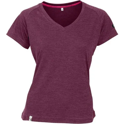 MAUL Sport Ridnaun Fresh - 1/2 T-Shirt für Damen mit Print - Outdoor & Funktionsshirt für Damen, schnelltrocknend und atmungsaktiv, bleibt durch Polygiene-Technologie dauerhaft frisch und geruchsfrei.
