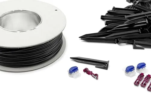 Husqvarna Automower® Installations-Kit M - Komplettes Set für Rasenflächen bis 2000 m² - Mähroboterzubehör für einfache Installation – Enthält 250 m Kabel, 400 Haken und mehr für langlebige Leistung und Kompatibilität mit zahlreichen Husqvarna Automower Modellen.