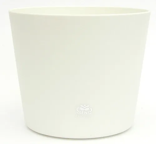 Kunststoff Blumentopf Flori 16 weiss Ø 16cm H 13.5cm