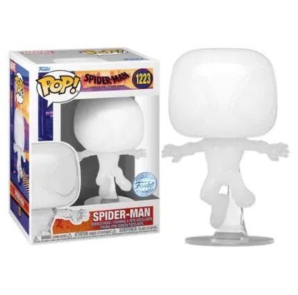 Funko Pop! Vinyl: Spider-Man: Across The Spider-Verse: Miles Morales - (Transparent) - Spiderman Into The Spiderverse 2 - Amazon-Exklusiv - Vinyl-Sammelfigur - Geschenkidee - Offizielle Handelswaren