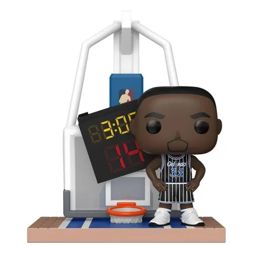 FUNKO POP! Shaquille O'Neal Deluxe Figur - Orlando Magic - Actionfigur von FUNKO POP! mit Shaquille O'Neal, ca. 9.5 cm groß, inklusive Backboard. Ideal für NBA-Fans und Sammler. Biologisch abbaubare Verpackung!