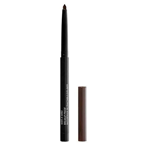 Wet n Wild, Megalast einziehbarer Eyeliner, Gel-Eyeliner mit kräftigem Finish und langanhaltendem Effekt für 16 Stunden, Augen-Make-up, Pigmentierte und Schmierfreie Formel, Black Brown