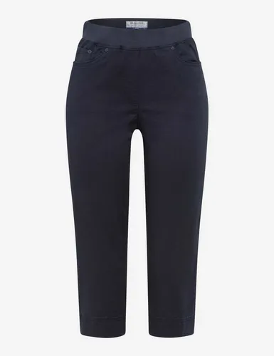 RAPHAELA by BRAX Bermudas blau 44 - Stoffhosen aus 96 % Baumwolle und 4 % Elasthan, bequem und ideal für warme Tage, Größe 44 in stilvollem Blau.