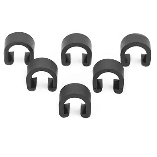PPX 50 Stück Kunststoff C-Clip Fahrrad Zugbefestigung Klammer Bremsleitungsbefestigung Rahmen