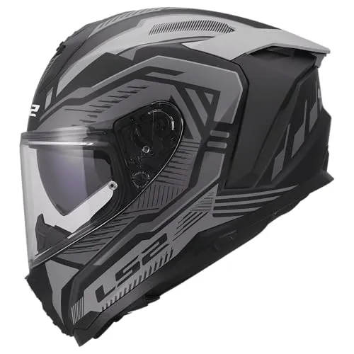 LS2 FF817 Challenger II Dravix Helm XL (61/62) – grau