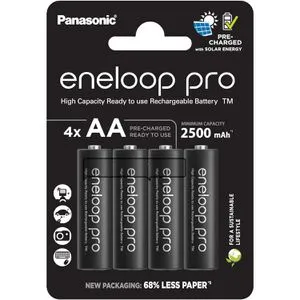 Panasonic Akku EneloopPro BK-3HCDE 1,2V, 2500 mAh, AA, NiMH, 4 Stück